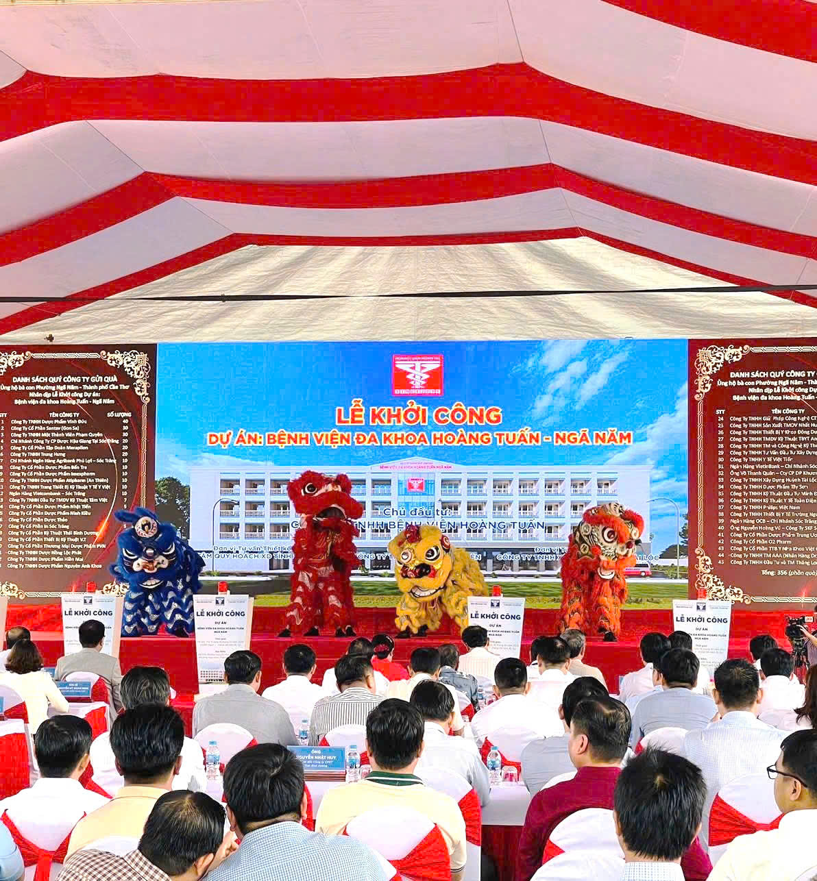 LỄ KHỞI CÔNG BỆNH VIỆN ĐA KHOA HOÀNG TUẤN – NGÃ NĂM