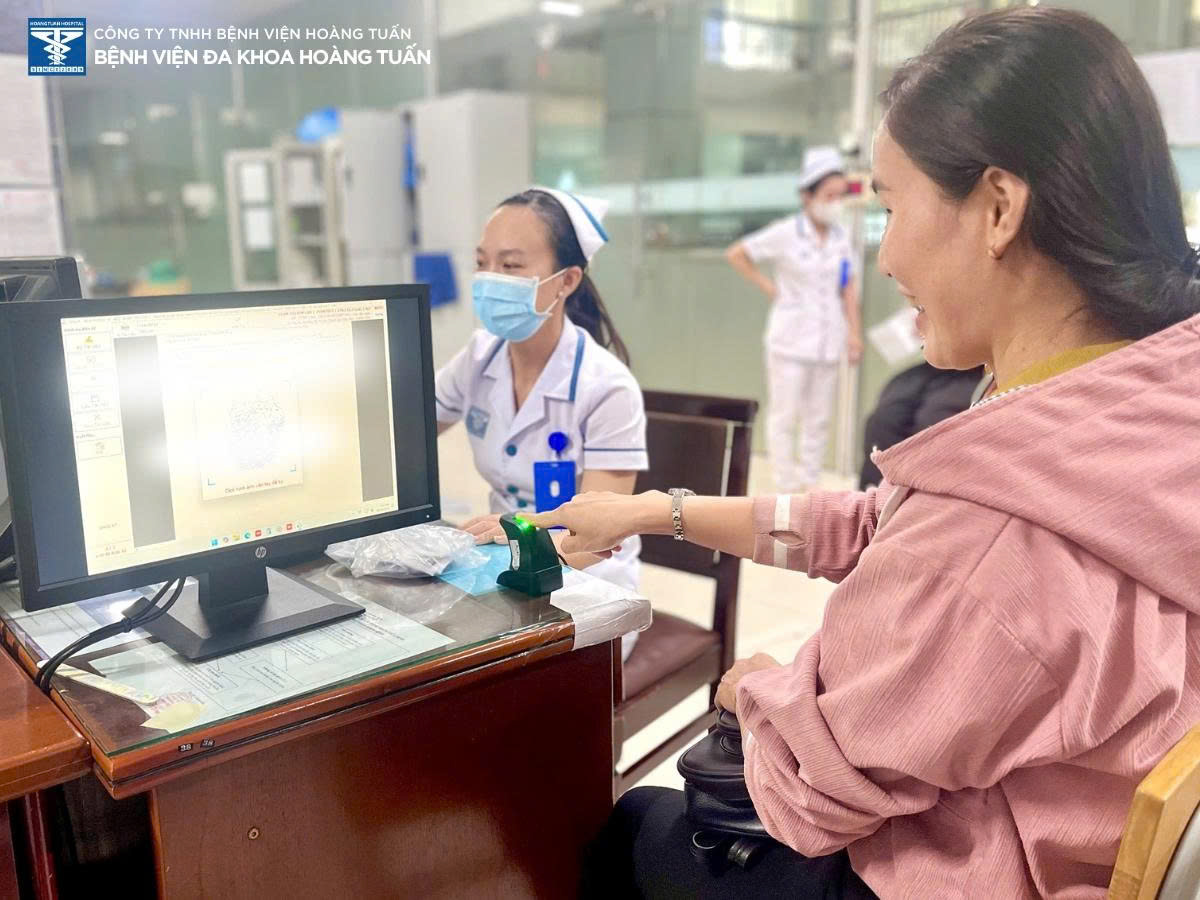 ✨ BỆNH VIỆN ĐA KHOA HOÀNG TUẤN ỨNG DỤNG QUÉT VÂN TAY SINH TRẮC HỌC HỖ TRỢ THỰC HIỆN HỒ SƠ BỆNH ÁN ĐIỆN TỬ KỂ TỪ NGÀY 01/10/2025 ✨