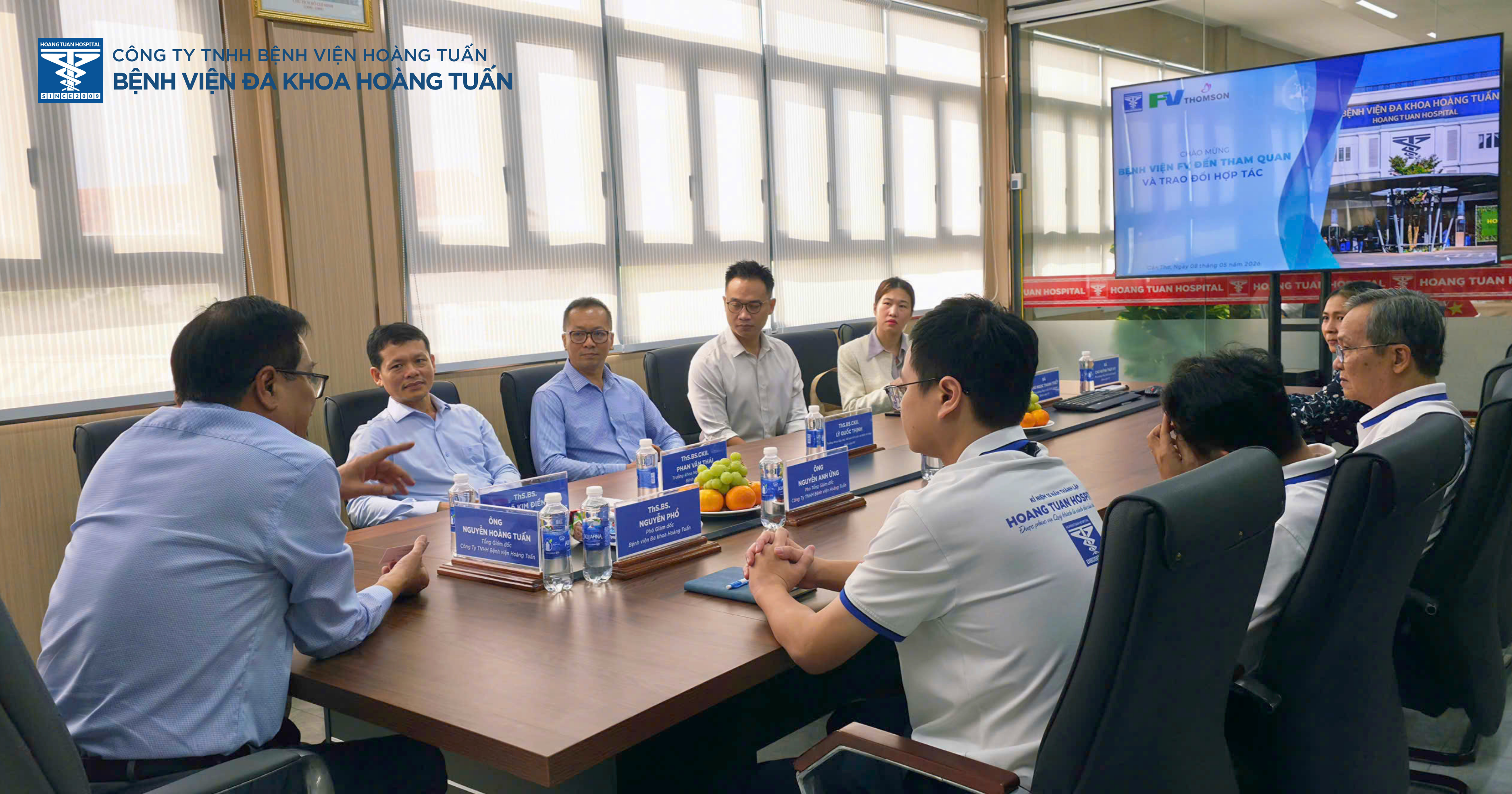 📣 BỆNH VIỆN ĐA KHOA HOÀNG TUẤN TIẾP ĐÓN ĐOÀN BỆNH VIỆN FV THAM QUAN VÀ TRAO ĐỔI HỢP TÁC 🤝