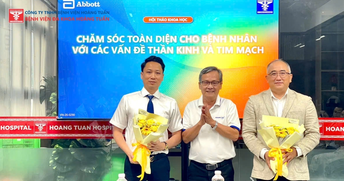 HỘI THẢO KHOA HỌC: TIẾP CẬN VÀ QUẢN LÝ TOÀN DIỆN BỆNH LÝ THẦN KINH – TIM MẠCH TẠI BỆNH VIỆN ĐA KHOA HOÀNG TUẤN
