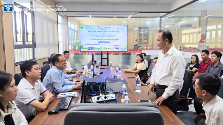 BỆNH VIỆN ĐA KHOA HOÀNG TUẤN ĐÓN TIẾP ĐOÀN CÔNG TÁC BỆNH VIỆN ĐA KHOA KHU VỰC THÁP MƯỜI ĐẾN THAM QUAN, TRAO ĐỔI KINH NGHIỆM TRIỂN KHAI BỆNH ÁN ĐIỆN TỬ
